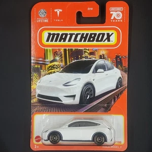 2022 Matchbox Tesla Model Y White - Picture 1 of 1