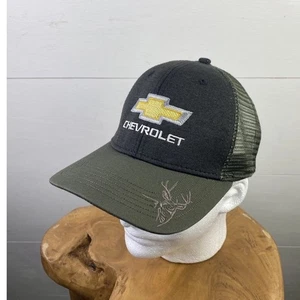 Sombrero de camionero Dri Duck Chevrolet Snapback malla verde oliva vida silvestre ciervos caza - Imagen 1 de 16