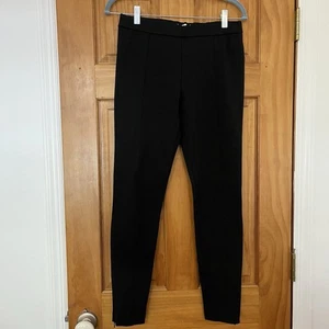 Tory Sport Women's Size M Bl k Tech Leggings Ponte Slim Sport Pants Ankle Zipper - Picture 1 of 12