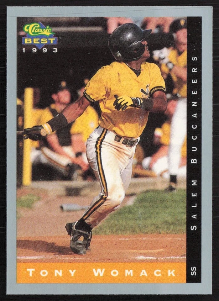 1993 Classic Best Tony Womack Salem Buccaneers #296 - Image 1 of 2