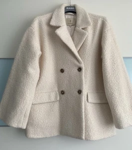 Damen Blazer Beige Plüsch/Teddy NEU - Bild 1 von 9