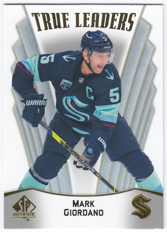 2021-22 UD SP Authentic True Leaders MARK GIORDANO #TL-3 Seattle - Image 1 of 1