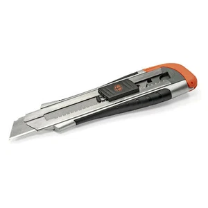 TACTIX XL Cuttermesser groß Teppichmesser mit 3 Abbrechklingen 25mm SK5 scharf - Bild 1 von 4