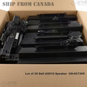 Lot of 30 Dell AX510 Multimedia Speaker Sound Bar CN-0C730C - Imagen 1 de 7