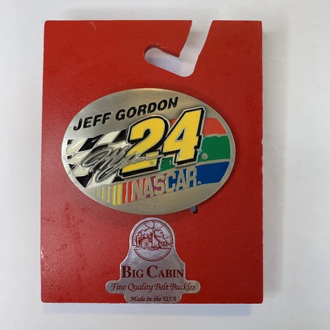 Nascar Jeff Gordon Belt Buckle #24 Colorful New Cover