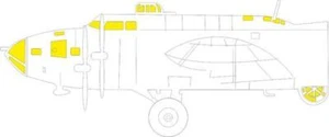 Máscaras de pintura Eduard escala 1/48 B-17F para modelos HK - EX777 - Imagen 1 de 5