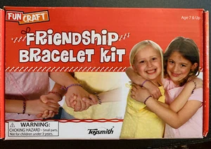 Friendship Bracelet Party Pack Art & Craft Kids Activity's Cool Thread Wheel NIB - Picture 1 of 3