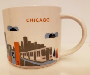 Starbucks Mug 2015 Chicago You Are Here YAH Coffee Mug  - Picture 1 of 4
