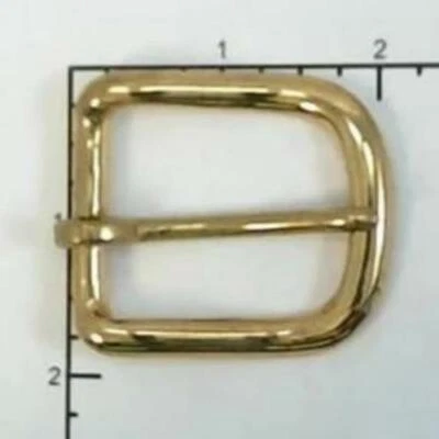 Hebilla de cinturón tono dorado Waterbury Steel Wireform de 1,25" 32 mm Foto 1 de 2