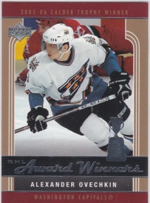 ALEXANDER OVECHKIN 2005 TROFEO CALDER GANADOR NOVATO Washington Capitals Alex NHL Foto 1 de 2