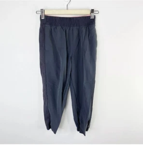 Ivivva by Lululemon Girls Size 10 Rhythmic Crop Pants Coal Gray Quick Dry 💕 - Picture 1 of 10