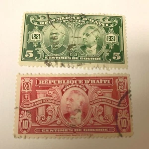 Vintage Haiti Postage Stamps - Picture 1 of 2
