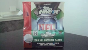Topps Finest 2005 fútbol americano sellado Hobby Box 18 paquetes 5 tarjetas PP Aaron Rodgers radiocontrol - Imagen 1 de 5