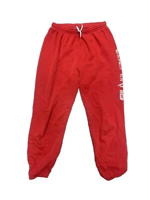 Pantalones deportivos California rojos niños unisex vintage Hanes grandes 14-16 Foto 1 de 4