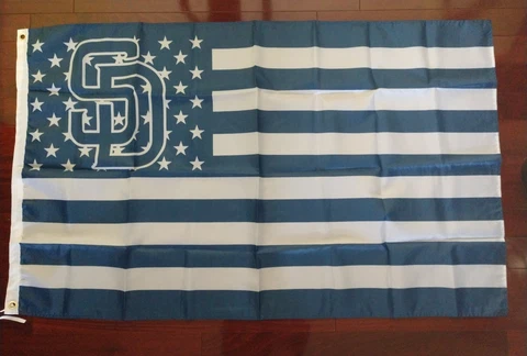 San Diego Padres 3x5 American Flag. US Seller. Free shipping within the US!!! Cover