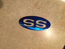Chevy Old School "SS" Kandy Blue  Magnet Metal Man Cave Wall Decor