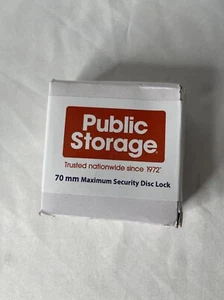 New, Public Storage Heavy Duty Stainless Steel 70mm Maximum Security Disc Lock - Picture 1 of 2