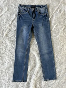 Silver Jeans Youth Boys Size 10 Nathan Slim Leg Blue Stretch Denim - Picture 1 of 14
