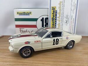 1/18 Exact Detail 1966 Shelby R-Model Fred Van Beuren Part # WCC113 !