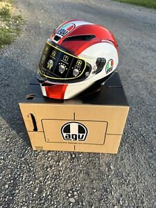 AGV #58 replica corsa R motorcycle helmet. size XL