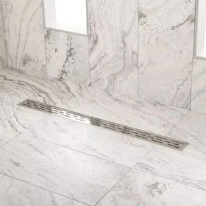 Signature Hardware Effendi 36” Drenaje de ducha lineal en acero inoxidable pulido 398154 - Imagen 1 de 9