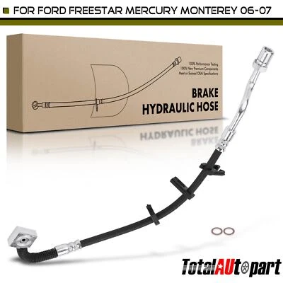 Manguera hidráulica de freno para Ford Freestar Mercury Monterey 2006-2007 parte trasera izquierda Foto 1 de 4