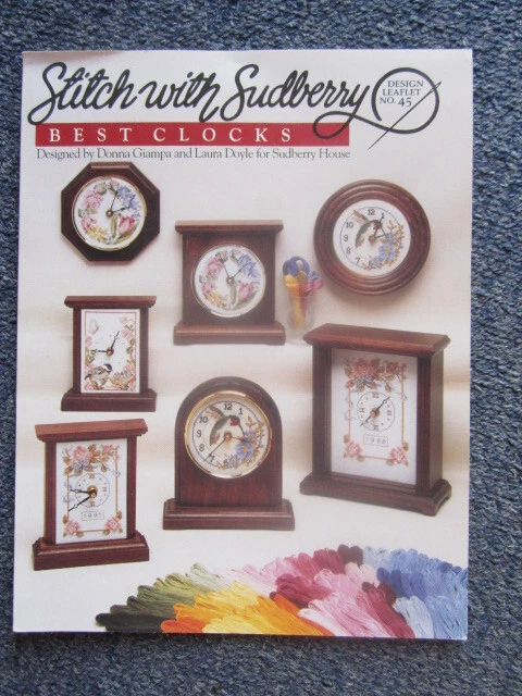 CROSS STITCH BEST CLOCKS NO. 45  GREAT  **MUST SEE ** - Image 1 of 1