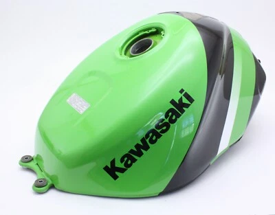 2001 Kawasaki ZX-6R Gas Fuel Tank - Green / Black - Nice Paint - Ninja 600 - Image 1 of 4