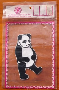 Panda Bear 5" Embroidered Patch by Franken Trimmimg - Picture 1 of 2