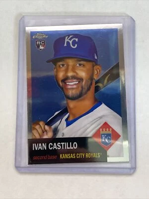 2022 Topps Chrome Platinum #431 Ivan Castillo  Kansas City Royals RC  - Image 1 of 2