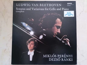 BEETHOVEN Miklós Perényi/Dezso Ránki SONATAS CELLO 3LPs - Picture 1 of 3