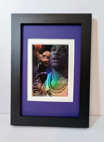 Mitch Richmond Sacramento Kings Display Custom Framed NBA Basketball Card Plaque Cover
