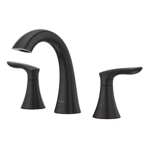 Pfister Weller Bathroom Sink Faucet 8-Inch Widespread 2-Handle 3-Hole Tuscan ... - Picture 1 of 4