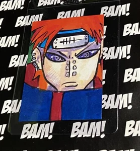 Naruto Pain Limited Edition BAM! Art Card #1118/2500 - Picture 1 of 2