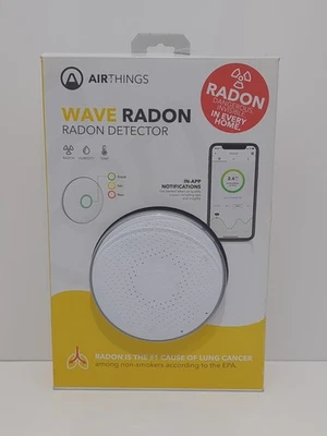Airthings Wave Radon Battery Operated Smart Radon Detector 2951 - Image 1 of 4