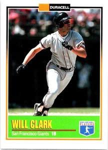 1993 Duracell Power Players I #22 Will Clark San Francisco Giants - Picture 1 of 2