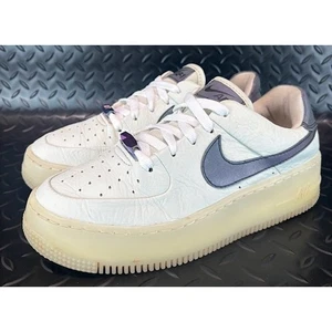 Nike Air Force 1 Sage Low LX Spruce Aura Damen-Plateausneaker weiß Größe 7,5 - Bild 1 von 10