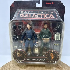 Battlestar Galactica Apollo & Dualla 2-Pack – Diamond Select 2008, New, Box Wear - Imagen 1 de 5