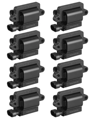 VEVOR Ignition Coil Pack Set of 8 Compatible with Chevrolet GMC Cadillac Hummer - Image 1 of 4
