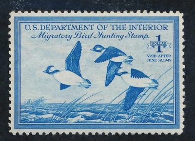 UNITED STATES (US) RW15 MINT VF LH $1 BUFFLEHEADS - Image 1 of 2