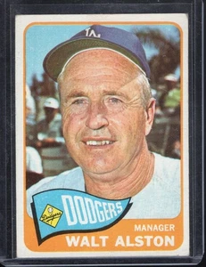 1965 Topps #217 Walt Alston VG , Free Shipping - Picture 1 of 2