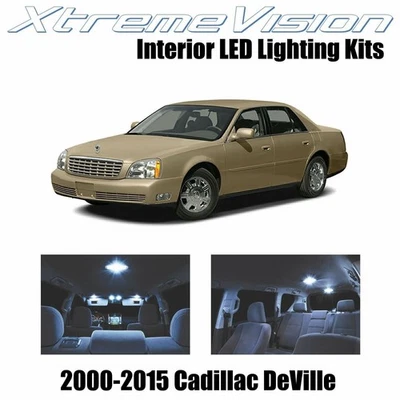 XtremeVision Interior LED for Cadilac DeVille 2000-2005 (10 PCS) Cool White - Image 1 of 4