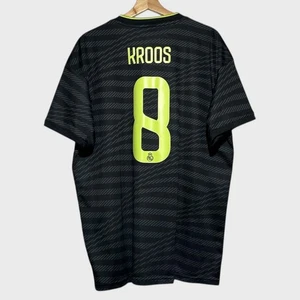 adidas Toni Kroos Real Madrid 2022/23 Black Third Soccer Jersey Shirt XL - Picture 1 of 6