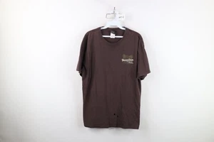 Vintage 90s Y2K Ripcurl Surfing Mens Large Distressed Hawaiian T-Shirt Brown - Picture 1 of 16