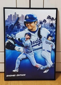 MLB Shohei Ohtani 2024 MVP A3 Poster with Frame - Los Angeles Dodgers - Picture 1 of 5