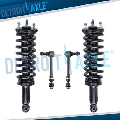 Eslabones de extremo de barra estabilizadora de puntales delanteros y resorte para Toyota Tundra 2002-2006 Foto 1 de 4