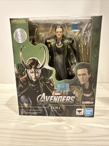 Bandai S.H. Figura de acción Figuarts Marvel Avengers Loki nueva sellada de fábrica - Imagen 1 de 8