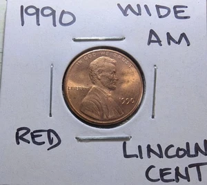 Lincoln Penny Wide AM 1990. Reverso de duplicación de máquina - Imagen 1 de 7