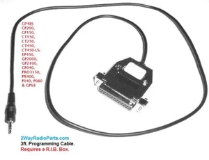 Motorola Programming Cable CP200 PR400 CP185 CT450 USA - Picture 1 of 1