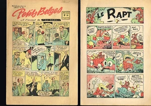 PETITS BELGES ( TREMPLIN ) 1954 n° 14 04/04/1954 BE/BE+ GERVY le RAPT - Picture 1 of 1